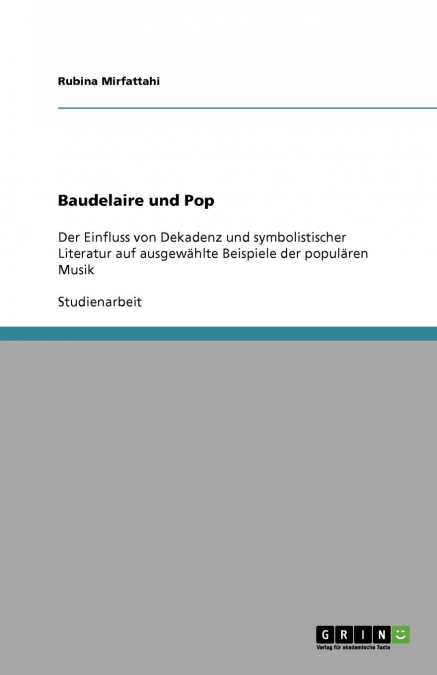 Baudelaire und Pop