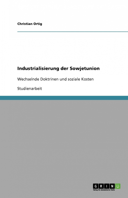 Industrialisierung der Sowjetunion