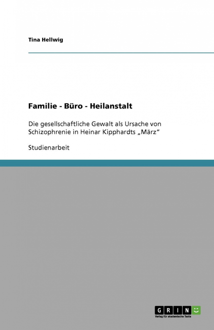 Familie - Büro - Heilanstalt