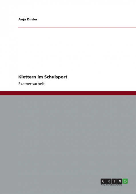 Klettern im Schulsport