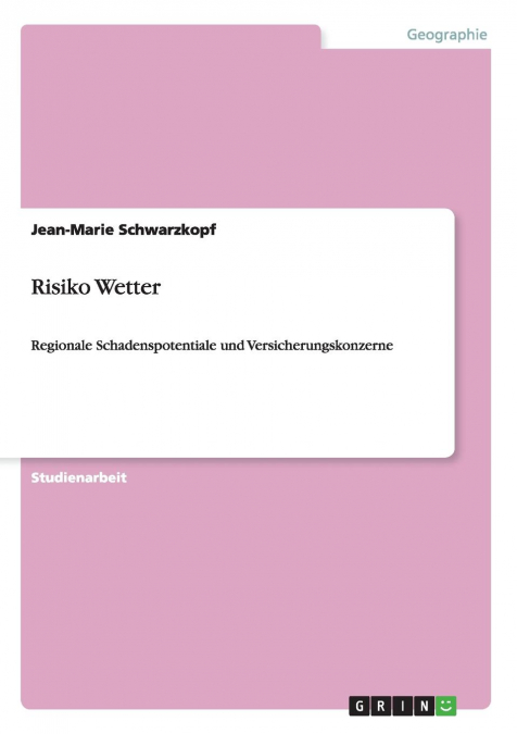 Risiko Wetter