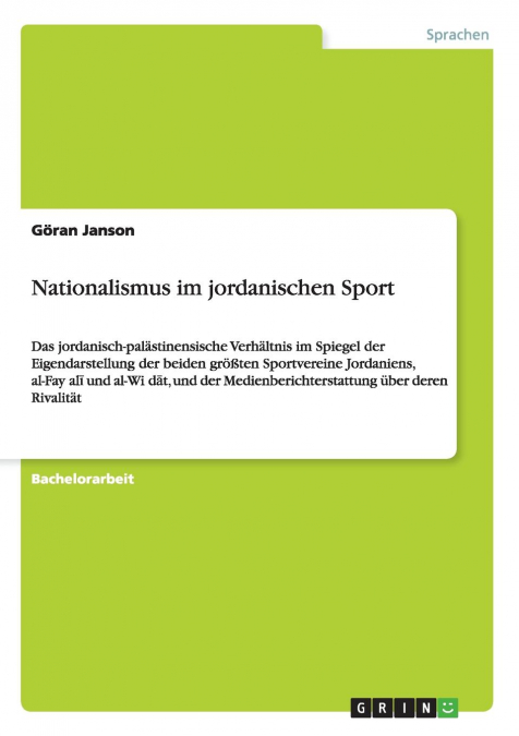 Nationalismus im jordanischen Sport