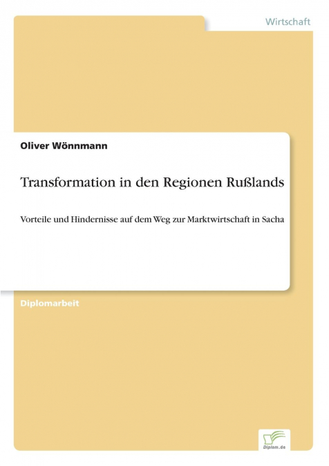 Transformation in den Regionen Rußlands