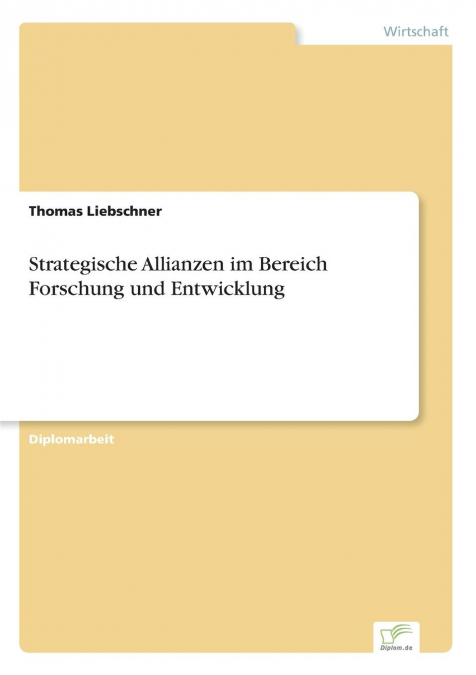 Strategische Allianzen im Bereich Forschung und Entwicklung