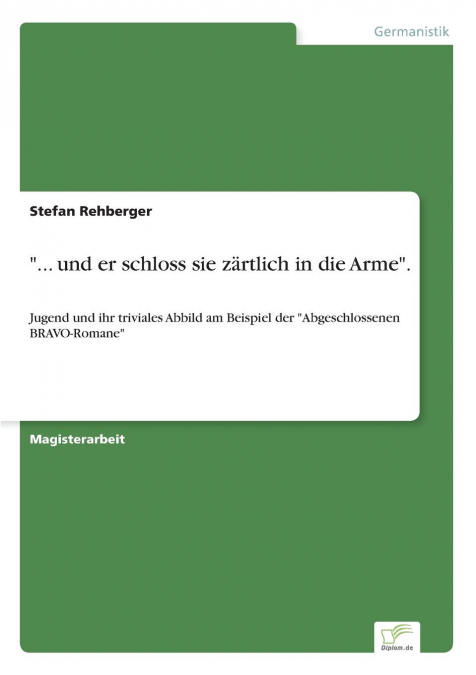 '... und er schloss sie zärtlich in die Arme'.