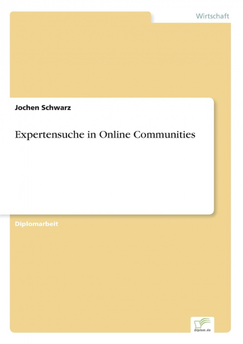 Expertensuche in Online Communities