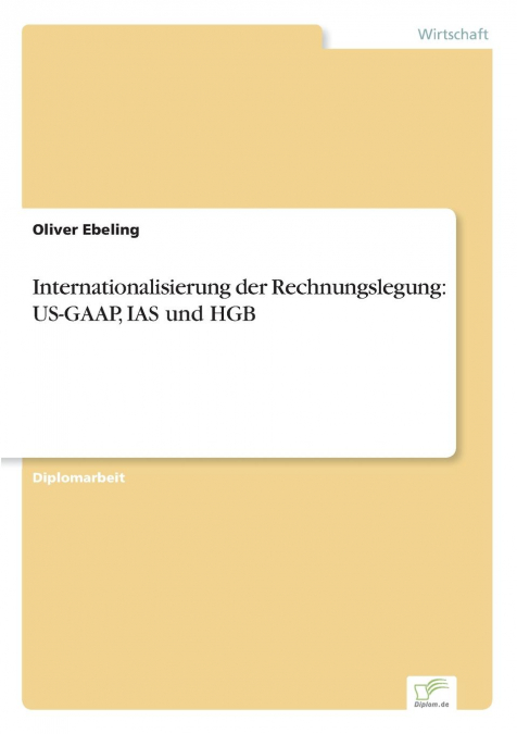 Internationalisierung der Rechnungslegung