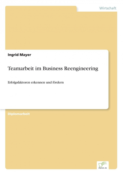 Teamarbeit im Business Reengineering