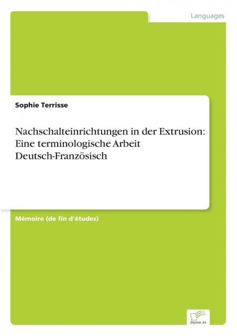 Nachschalteinrichtungen in der Extrusion