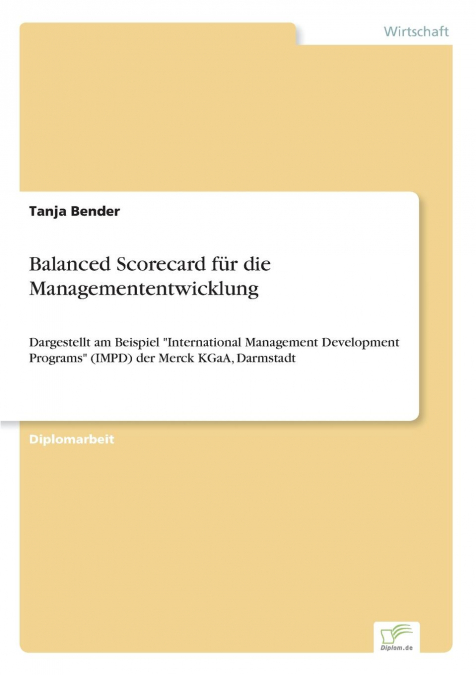 Balanced Scorecard für die Managemententwicklung
