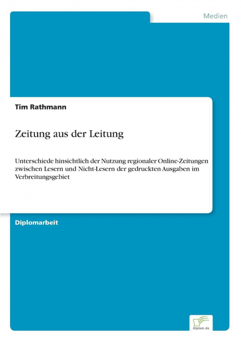 Zeitung aus der Leitung