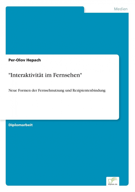 'Interaktivität im Fernsehen'