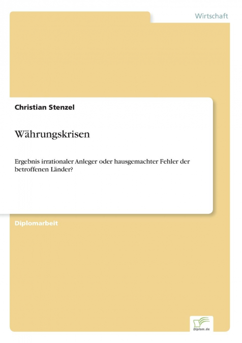 Währungskrisen