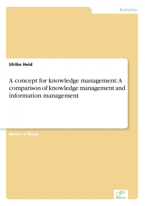 A concept for knowledge management