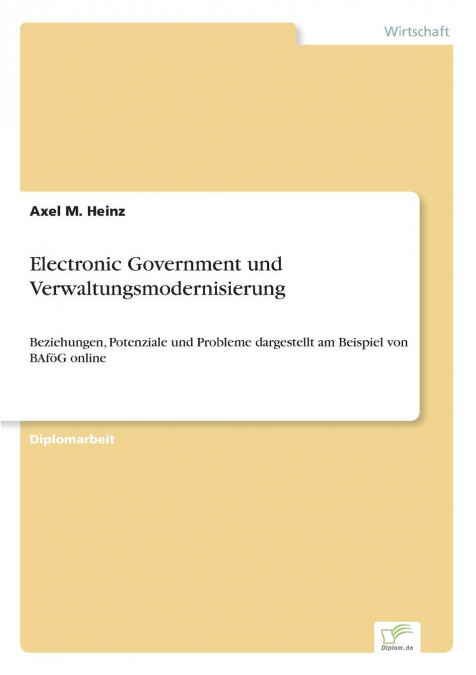 Electronic Government und Verwaltungsmodernisierung