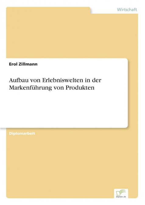 Aufbau von Erlebniswelten in der Markenführung von Produkten