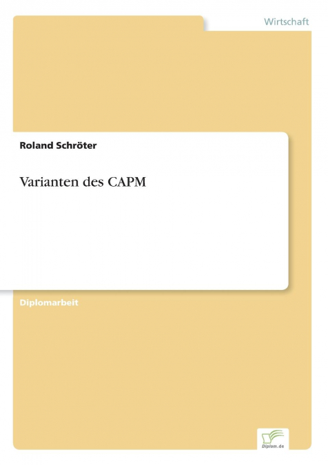 Varianten des CAPM