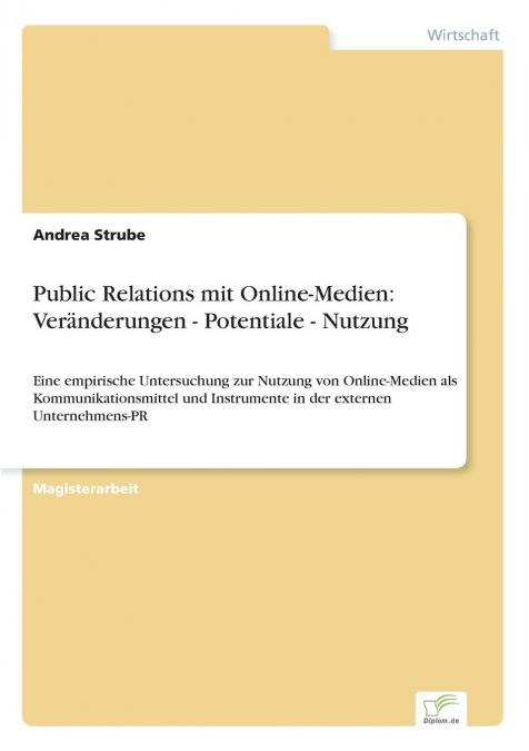 Public Relations mit Online-Medien