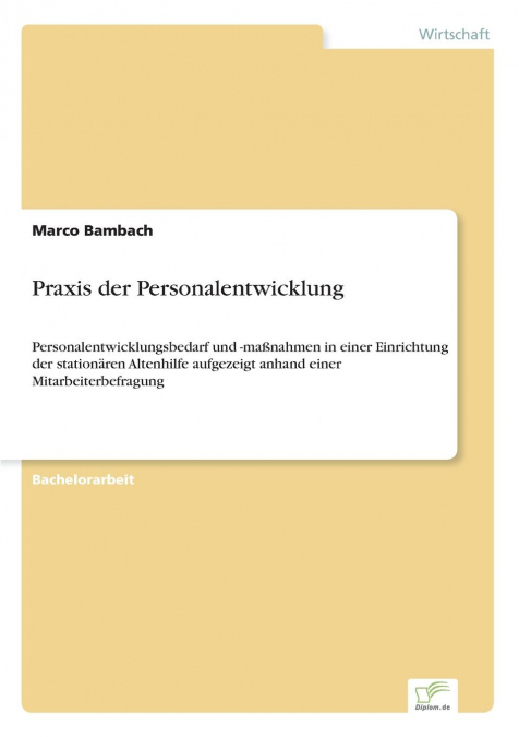 Praxis der Personalentwicklung