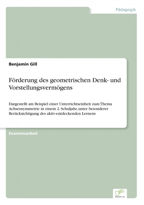 Förderung des geometrischen Denk- und Vorstellungsvermögens