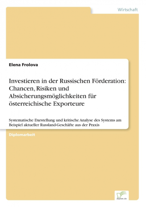 Investieren in der Russischen Förderation