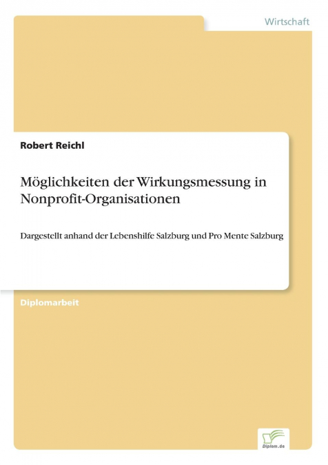 Möglichkeiten der Wirkungsmessung in Nonprofit-Organisationen