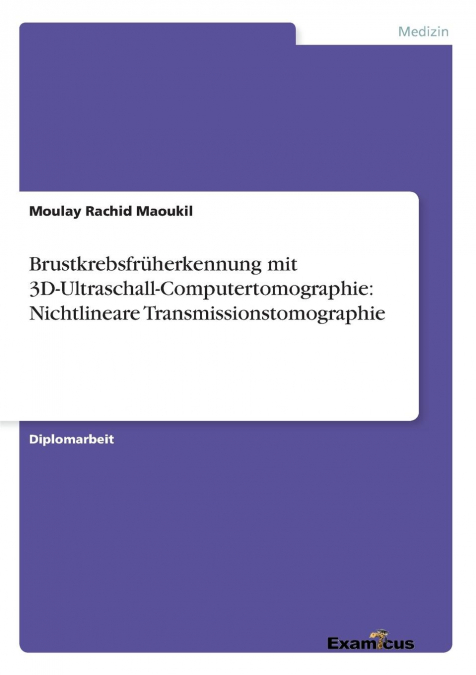 Brustkrebsfrüherkennung mit 3D-Ultraschall-Computertomographie
