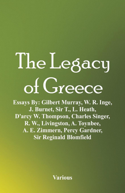 The Legacy of Greece