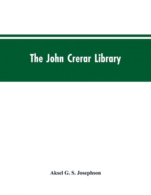 The John Crerar Library