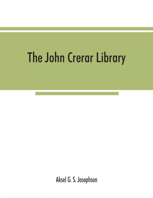 The John Crerar Library