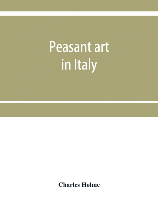 Peasant art in Italy