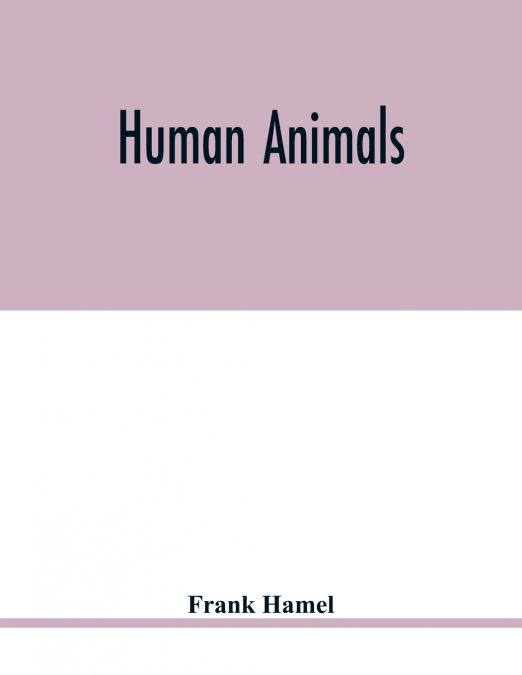 Human animals