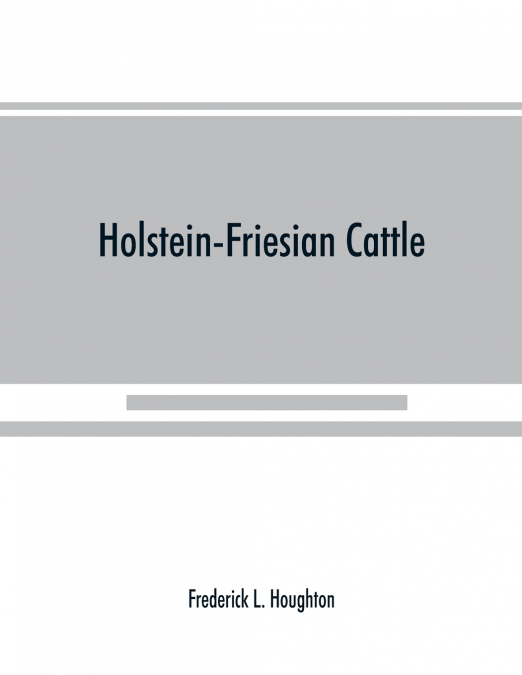 Holstein-Friesian cattle