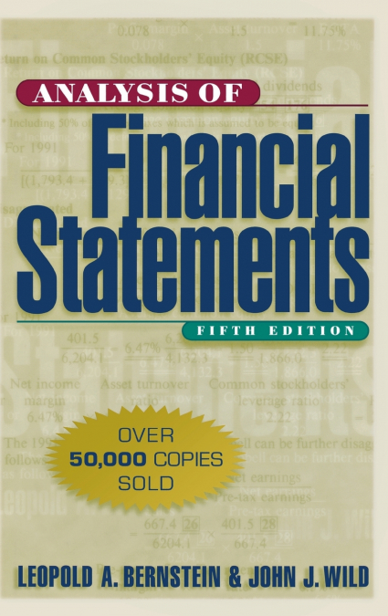 ANALYSIS OF FINCL STMNTS