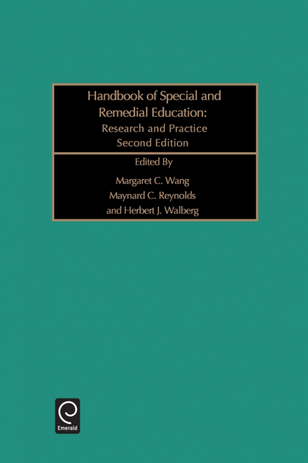 Handbook of Special and Remedial Education