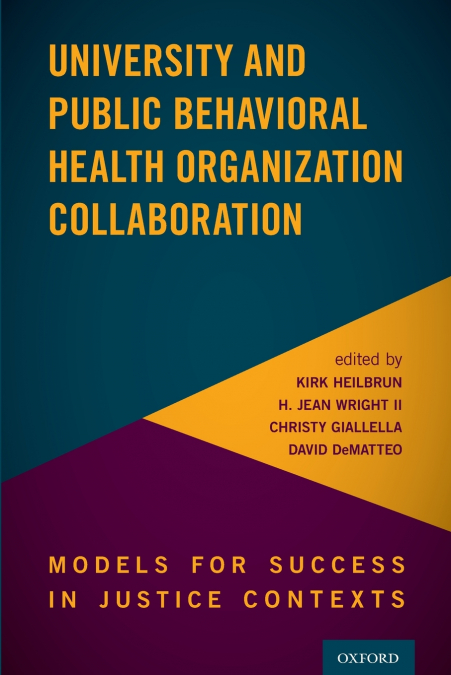 UNI & PUBLIC BEHAV HEALTH ORGAN COLLAB P