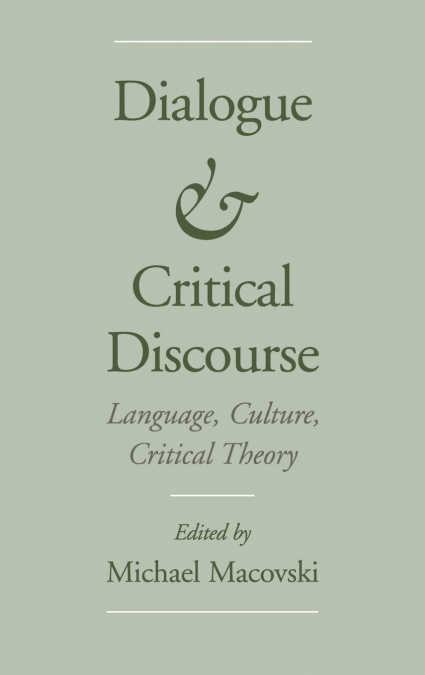 Dialogue and Critical Discourse