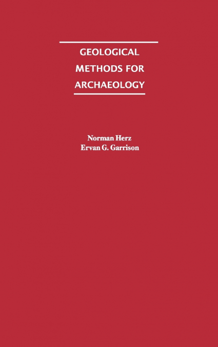 Geological Methods for Archaeology