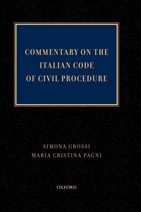 Commentary on the Italian Code of Civil Procedure