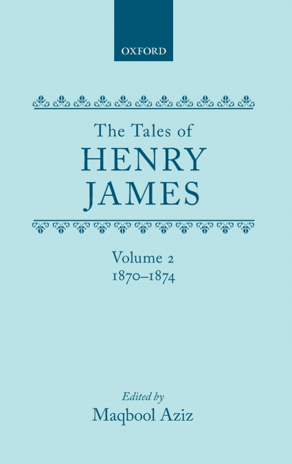 TALES OF HENRY JAMES VOL 2 THJ C