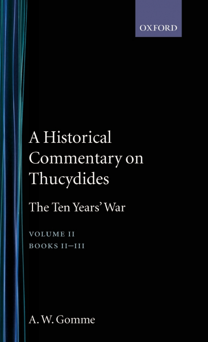 A Historical Commentary on Thucydides