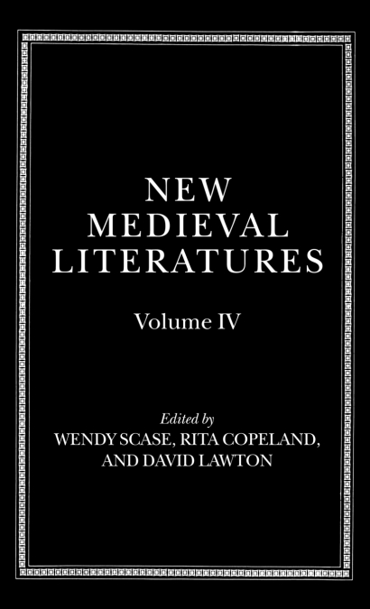 New Medieval Literatures