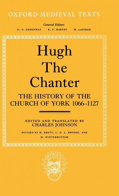 The History of the Church of York, 1066-1127