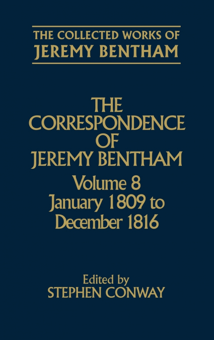 The Correspondence of Jeremy Bentham