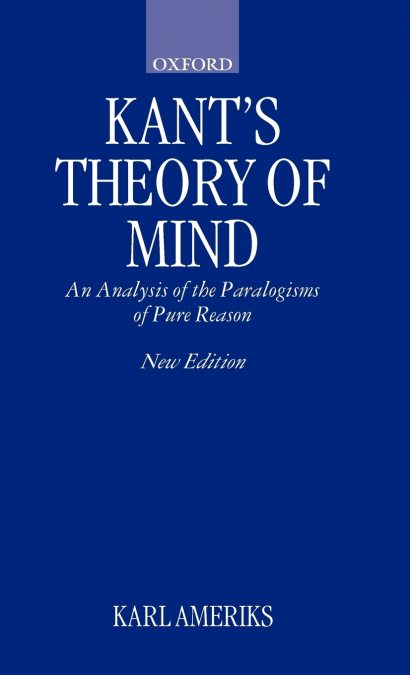 Kant’s Theory of Mind