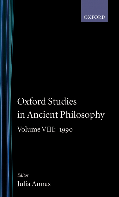 Oxford Studies in Ancient Philosophy