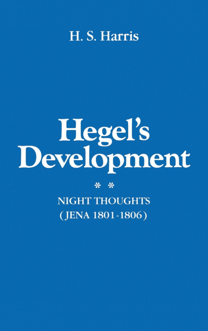 HEGELS DEVELOPMENT C
