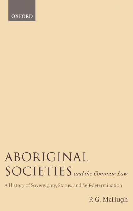 ABORIGINAL SOCIETIES COMMON LAW C
