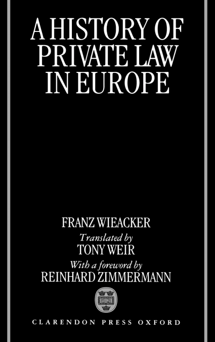 A History of Private Law in Europe