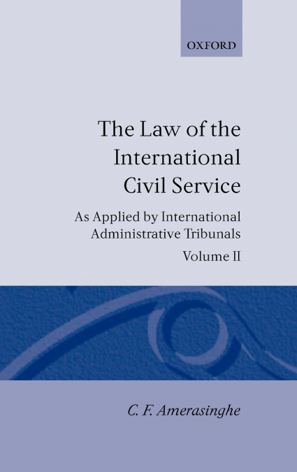 The Law of the International Civil Service